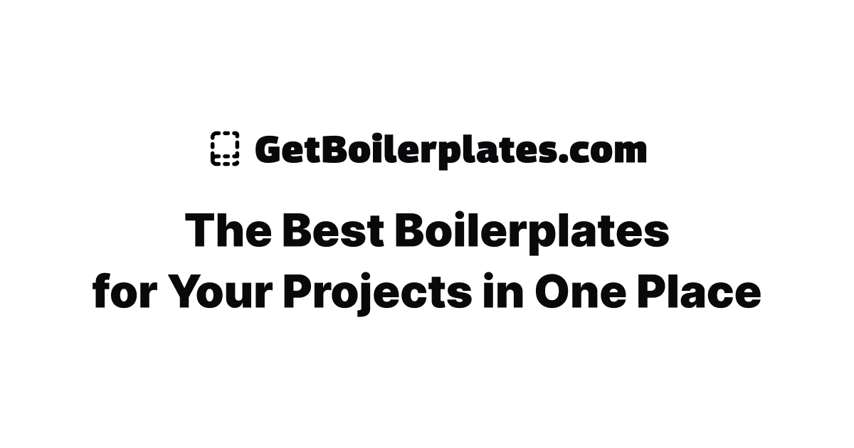 Get Boilerplates thumbnail